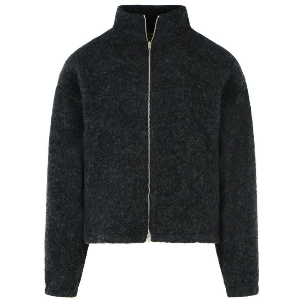 Jil Sander Lava Stone Wool Fleece Sweatshirt Men